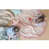PLAY AND GO Noomad original Vak na hračky Stripes Pink
