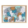 KINDSGUT Dřevěné puzzle s čísly Slon