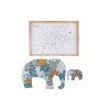 KINDSGUT Dřevěné puzzle s čísly Slon