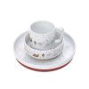 LÄSSIG Dish Set Porcelain Garden Explorer girls