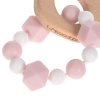 LÄSSIG Teether Bracelet Wood/Silicone Little Chums Mouse