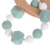LÄSSIG Teether Bracelet Wood/Silicone Little Chums Dog