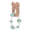 LÄSSIG Teether Bracelet Wood/Silicone Little Chums Dog