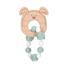 LÄSSIG Teether Bracelet Wood/Silicone Little Chums Dog