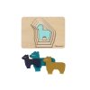 KINDSGUT Dřevěné puzzle lama