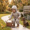 LEOKID Softshellová kombinéza Lilo Beige Woof