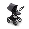 BUGABOO Fox2 Kompletní kočárek Black/Steel Blue/Steel Blue