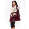 STUDIO NOOS Leather Mom Bag Burgundy