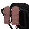 VOKSI Stroller Mitten Maroon/Light Grey