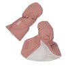 VOKSI Rukavice Blush Pink/Light Grey