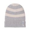 LODGER Čepice Stripe Merino Storm