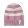 LODGER Čepice Stripe Merino Mauve