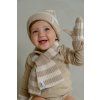 LODGER Čepice Stripe Merino Beige