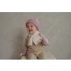 LODGER Rukavice Stripe Merino Mauve