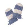 LODGER Rukavice Stripe Merino Stone