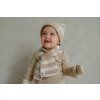 LODGER Rukavice Stripe Merino Beige