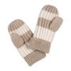 LODGER Rukavice Stripe Merino Beige