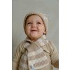 LODGER Šála Stripe Merino Beige