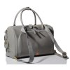 PACAPOD Loreto luxusní kožená přebalovací taška šedá