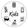 SANDINI Podhlavník SleepFix® Kids Basic Black