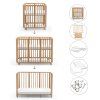 STOKKE Nighti™ Rostoucí postýlka 3v1 s příslušentvím Natural