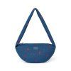 STUDIO NOOS Denim Mini Cross Body Bag Dark Blue Red Hearts