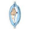 STUDIO NOOS Denim Přebalovací taška Diaper Bag Light Blue Hearts