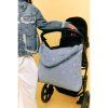 STUDIO NOOS Denim Přebalovací taška Diaper Bag Light Blue Hearts