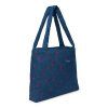 STUDIO NOOS Taška Mom Bag Denim Dark Blue Red Hearts
