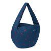 STUDIO NOOS Denim Cross Body bag Dark Blue Red Hearts