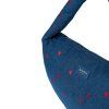 STUDIO NOOS Denim Cross Body bag Dark Blue Red Hearts