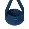 STUDIO NOOS Denim Cross Body bag Dark Blue Red Hearts