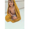 TIMBOO Osuška s kapucí XXL 95 x 95 cm Ocher