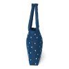 STUDIO NOOS Taška Mom Bag Denim Dark Blue White Hearts