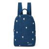 STUDIO NOOS Dětský batůžek Denim Mini Dark Blue White Hearts