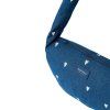 STUDIO NOOS Denim Mini Cross Body Bag Dark Blue White Hearts