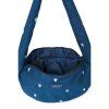 STUDIO NOOS Denim Mini Cross Body Bag Dark Blue White Hearts