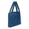 STUDIO NOOS Denim Přebalovací taška Diaper Bag Dark Blue White Hearts