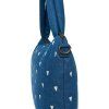 STUDIO NOOS Denim Přebalovací taška Diaper Bag Dark Blue White Hearts