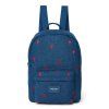 STUDIO NOOS Dětský batoh Midi Denim Dark Blue Red Hearts