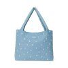 STUDIO NOOS Taška Mom Bag Denim Light Blue Hearts