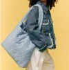 STUDIO NOOS Taška Mom Bag Denim Light Blue Hearts