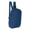 STUDIO NOOS Dětský batůžek Denim Mini Dark Blue Red Hearts