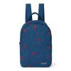 STUDIO NOOS Dětský batůžek Denim Mini Dark Blue Red Hearts