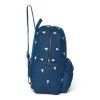 STUDIO NOOS Dětský batoh Midi Denim Dark Blue White Hearts