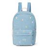 STUDIO NOOS Dětský batoh Midi Denim Light Blue Hearts
