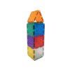 CLEVERCLIXX Magnetická stavebnice Brick Tiles Pack Intense 16 ks