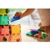 CLEVERCLIXX Magnetická stavebnice Brick Tiles Pack Intense 16 ks