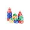 CLEVERCLIXX Magnetická stavebnice Mini Tiles Pack Intense 28 ks