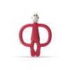 MATCHSTICK MONKEY Kousátko a zubní kartáček bez ocasu Red